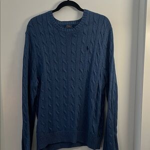 Polo by Ralph Lauren Classic Blue Crewneck Sweater
